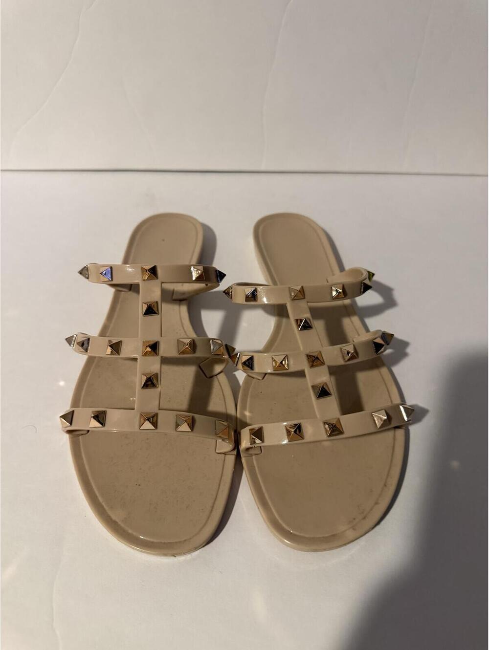 Beige Rubber Sandal
